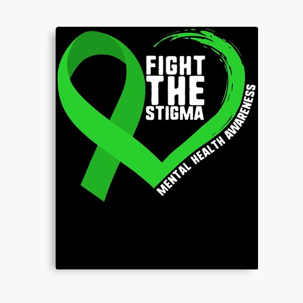 Mental Health Matters End The Stigma Awareness Wall Art Redbubble