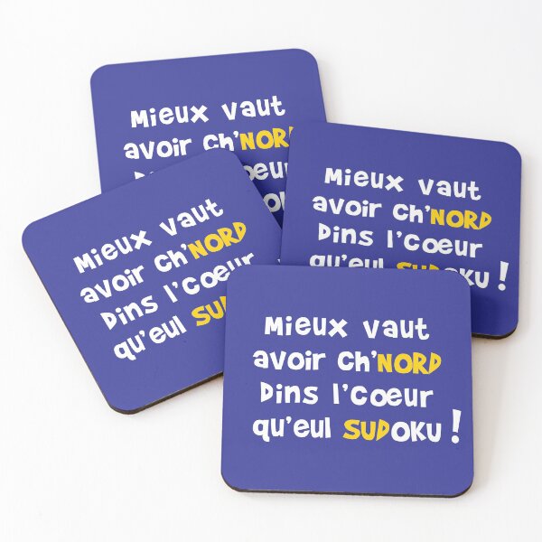 Item preview, Better to have ch'NORD in the heart than a SUDOKU! designed and sold by humour-chti.