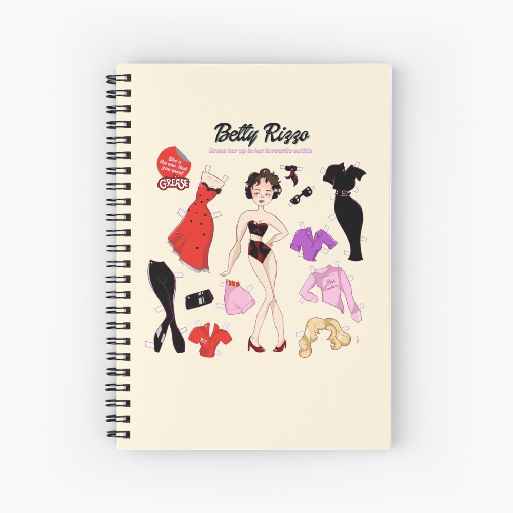 Rizzo Paper Doll [GREASE]" Journal for Sale by munchkinboutiq | Redbubble