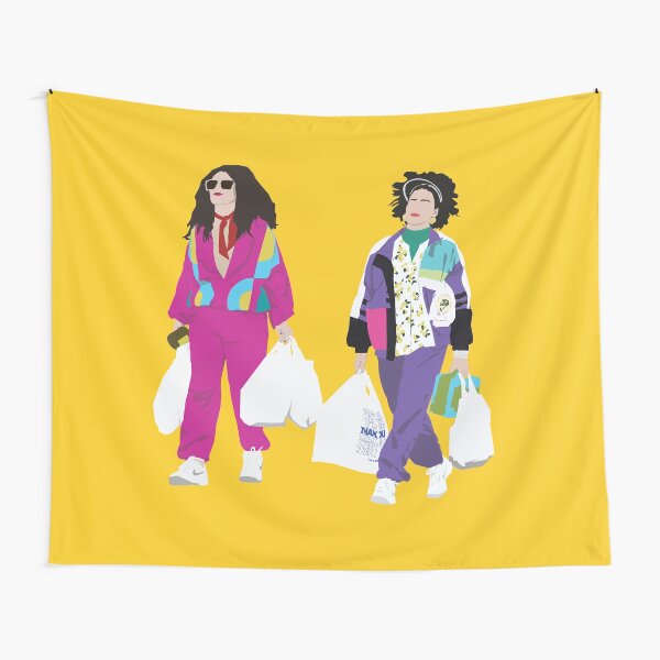 Broad City Ilana and Abbi Retro Tapestry