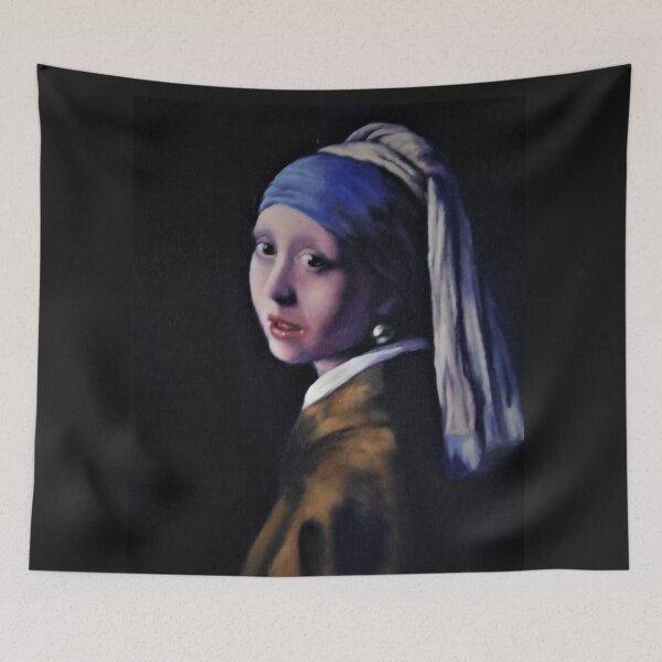 Item preview, Girl with a Pearl Earring aft Johannes Vermeer designed and sold by Lorie Turpin.