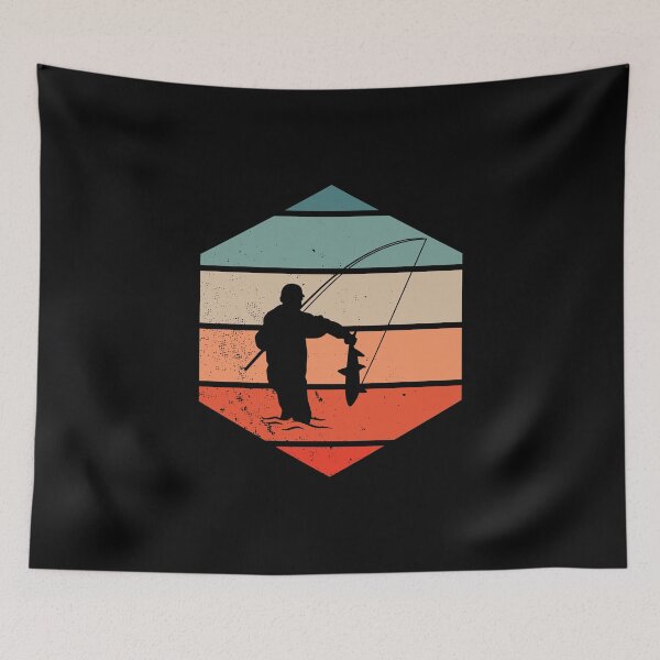 Item preview, Angler vintage retro fish designed and sold by shirtystar.