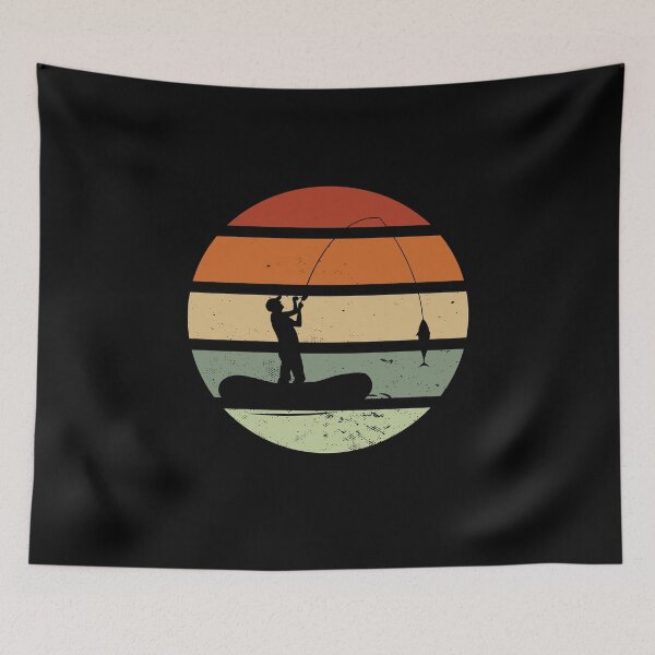 Item preview, Angler vintage retro fish designed and sold by shirtystar.