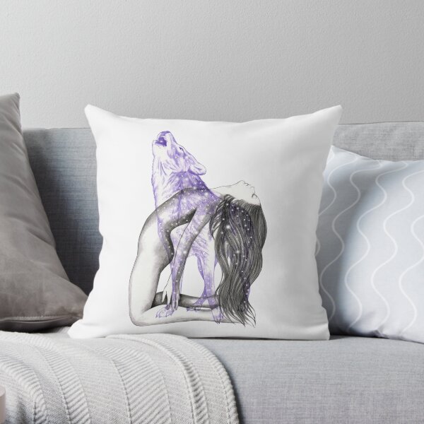 Wolves In You Throw Pillow