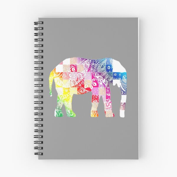 Item preview, Multi-colored Elephant Squares designed and sold by isitsupperyet.