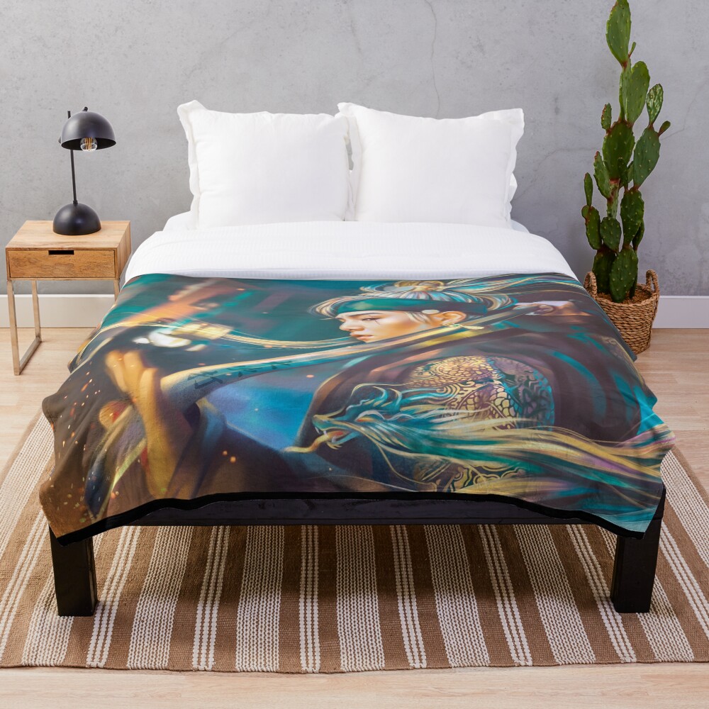 Agust D Daechwita Throw Blanket