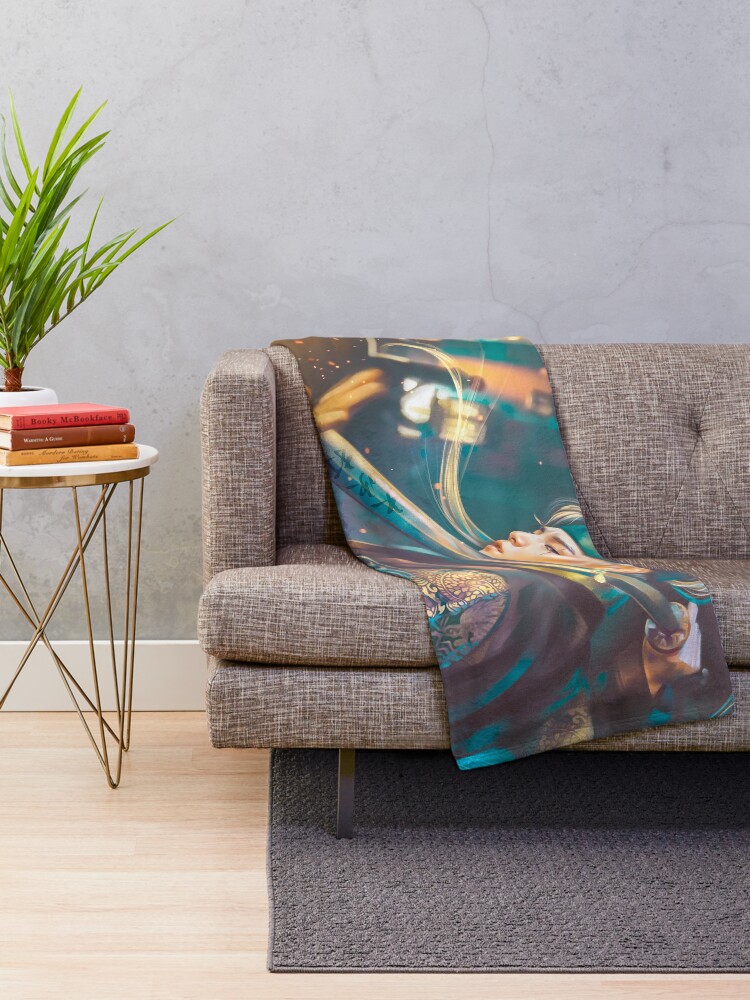 Alternate view of Agust D Daechwita Throw Blanket