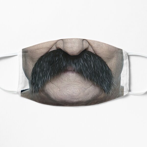 Moustache Masque sans plis