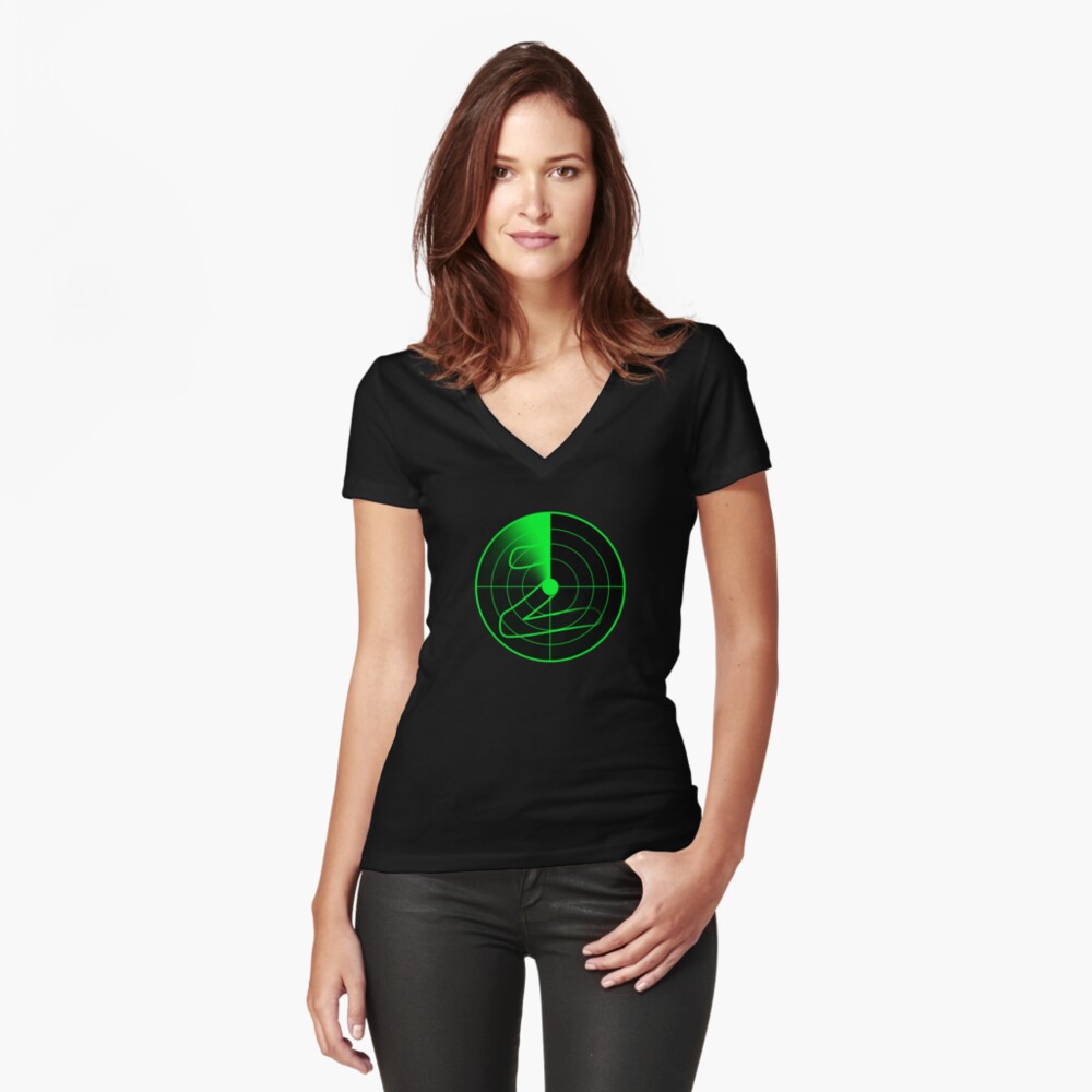 Item preview, Fitted V-Neck T-Shirt designed and sold by ToInfinity.