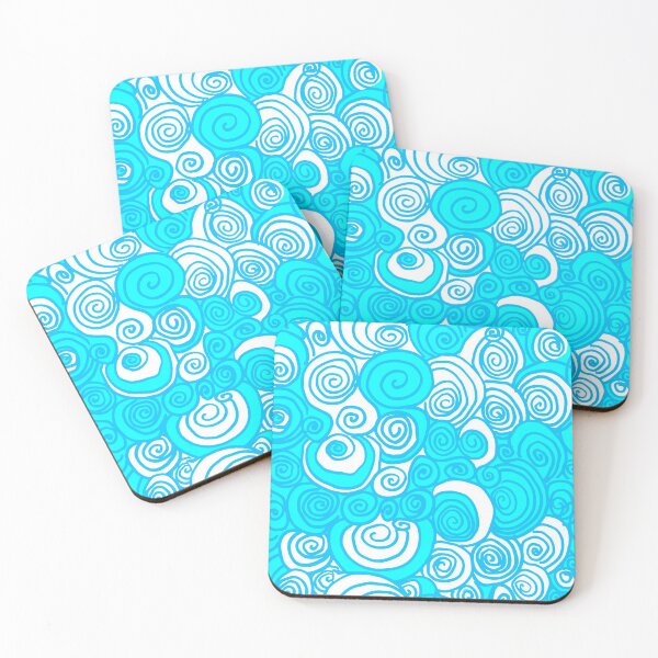 Item preview, Hand drawn spiral lines forming curls designed and sold by Nata-V.