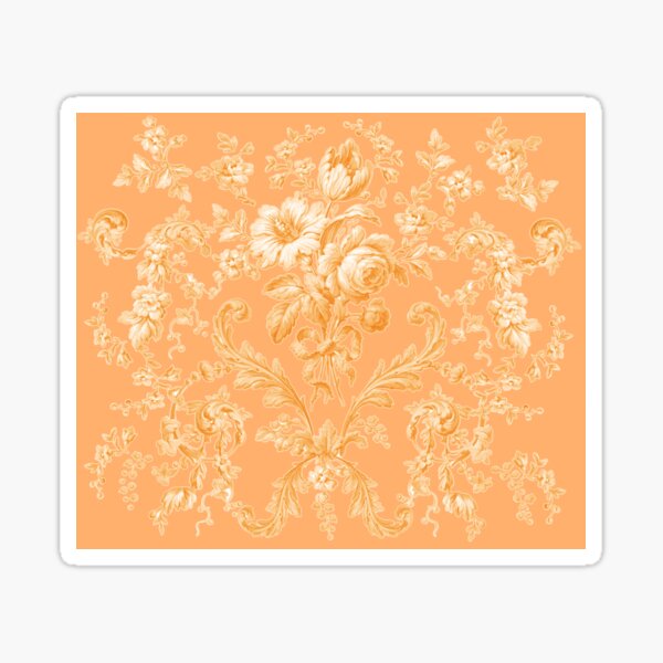 Item preview, French Rococo Faded Roses citrus 2 designed and sold by lilyoake.