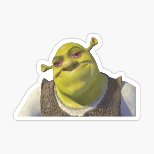 Shrek Wazowski Meme Stickers for Sale