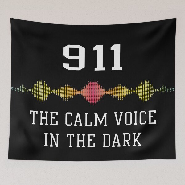 Item preview, Voice dispatcher - The calm voice in the dark - 911 designed and sold by xagta10.