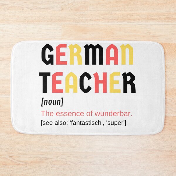 Item preview, German Teacher Wonderful Wunderbar Fantastic Super Noun Definition  designed and sold by Time4German.