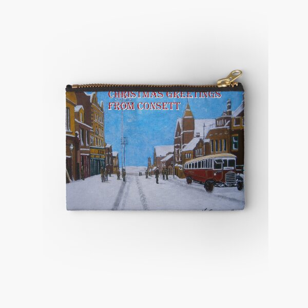 Item preview, Consett of Old, Front Street, Snow designed and sold by CrossanArt.