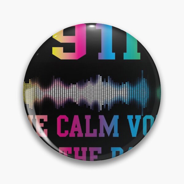 Item preview, Voice dispatcher - The calm voice in the dark - 911 - Rainbow designed and sold by xagta10.