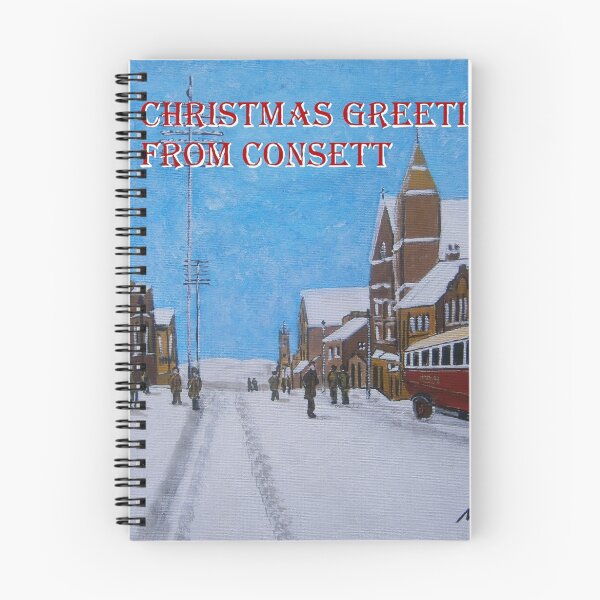 Item preview, Consett of Old, Front Street, Snow designed and sold by CrossanArt.
