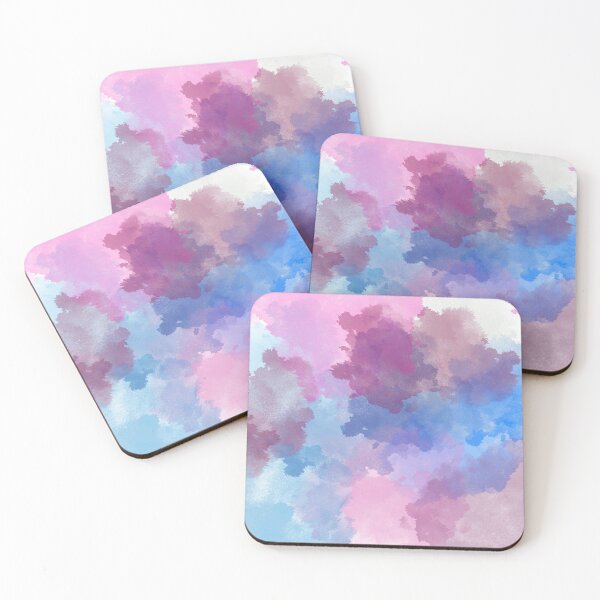 Item preview, Blue and Lavender Abstract Watercolor  designed and sold by GraphicsbyNel.