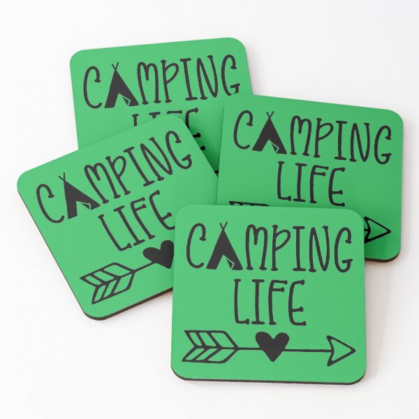 Item preview, Camping Life - Camping Quote - Black Text designed and sold by MysticMagpie.