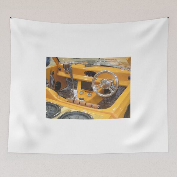 Item preview, Orange and Silver Car interior designed and sold by mltrue.
