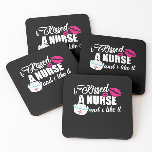 Item preview, I Kissed A Nurse And I Like It - Husband Boyfriend Lips Fun designed and sold by Dressed For  Duty.