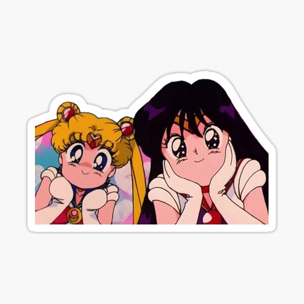 sailor moon aesthetic stickers redbubble