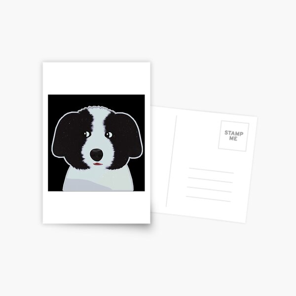 Bordoodle & Bernedoodle Postcard