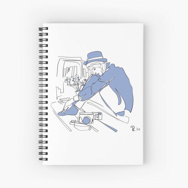 Line Art Illustration Spiralblock