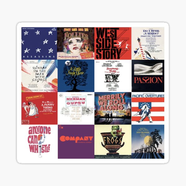 Item preview, Sondheim collage designed and sold by paigelambert.