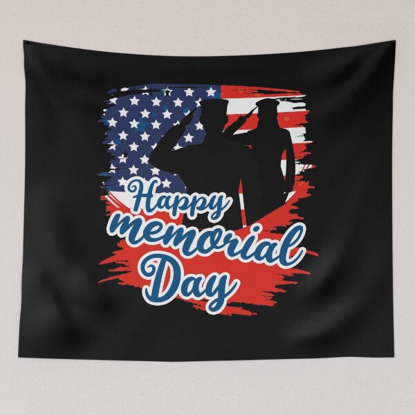 Item preview, Memorial Day  American flag . Happy Memorial Day designed and sold by YouHappyMyHappy.