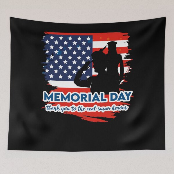 Item preview, Memorial Day  American flag . Happy Memorial Day designed and sold by YouHappyMyHappy.