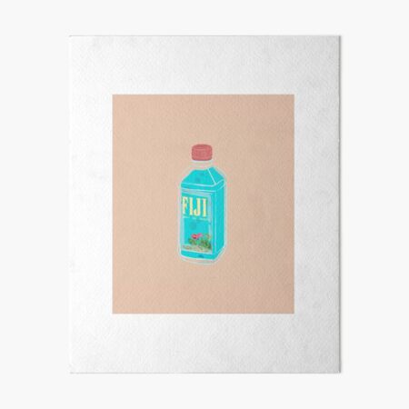 Aesthetic Fiji Water Bottle! Art Board Print for Sale by PennySoda