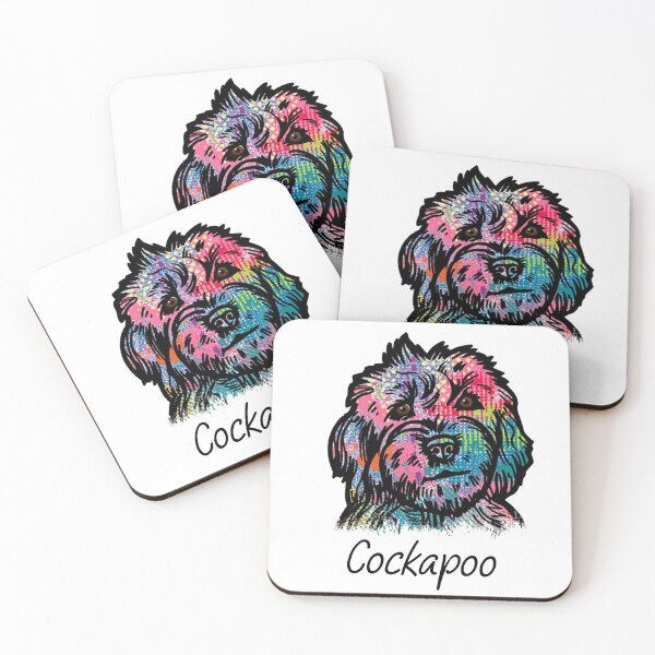 Item preview, Cockapoo Colourful Art Design designed and sold by stillballin.