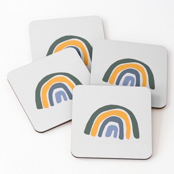 Item preview, Abstract Rainbow line art illustration designed and sold by cadinera.