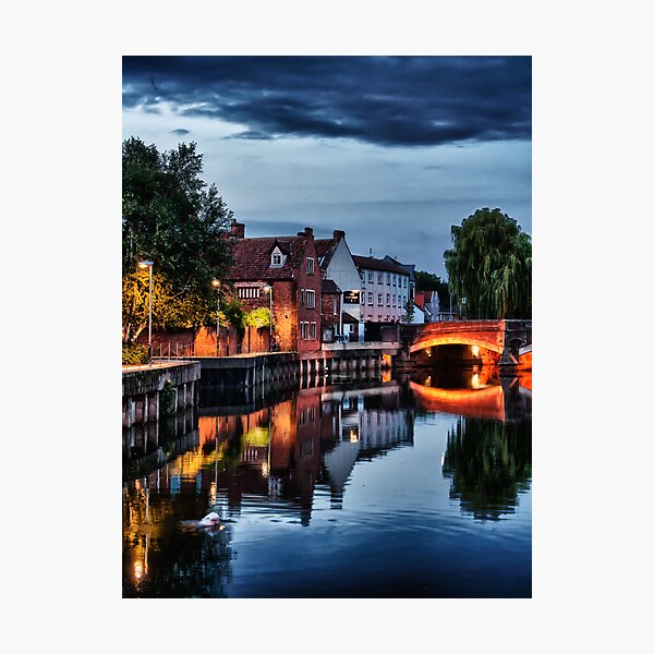 Fye Bridge, Norwich Photographic Print
