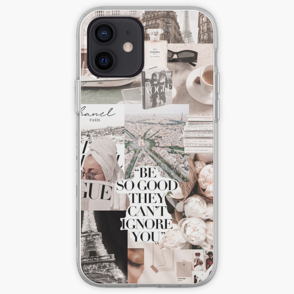 PARISIAN MORNINGS VOGUE COLLAGE iPhone Case & Cover