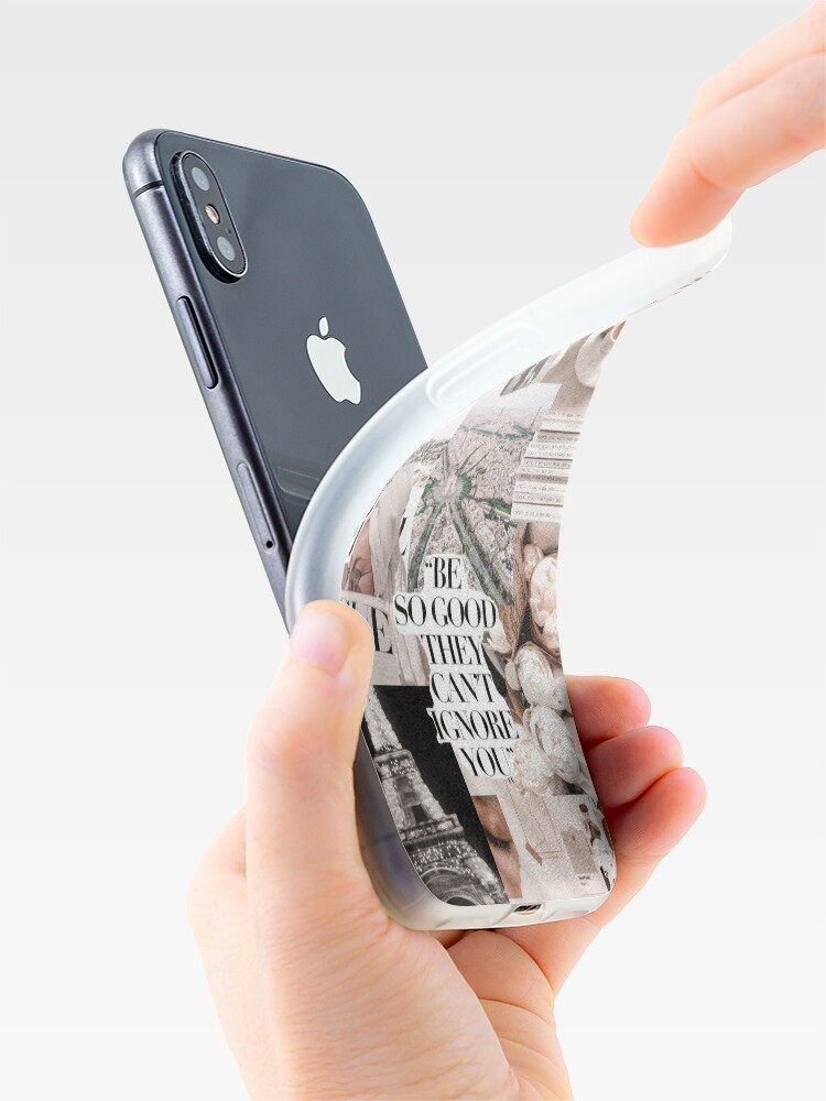 Alternate view of PARISIAN MORNINGS VOGUE COLLAGE iPhone Case & Cover
