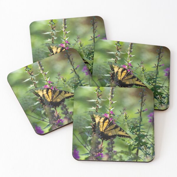 Item preview, Yellow Swallowtail on flowers designed and sold by Gardenographer.