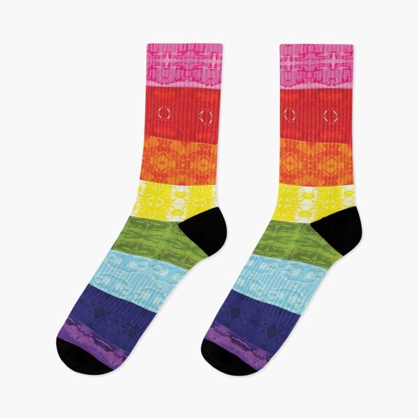 Item preview, Patterned Print Pride Flag (Original 8-Colors) - Horizontal designed and sold by jesseesatt.