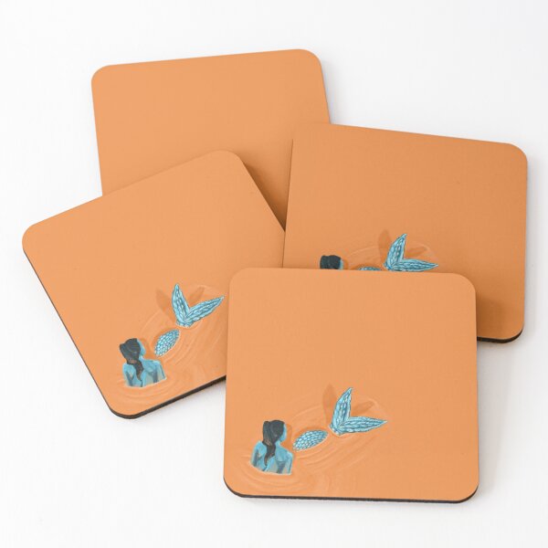 Item preview, Mermaid in Orange designed and sold by bellevangeldern.