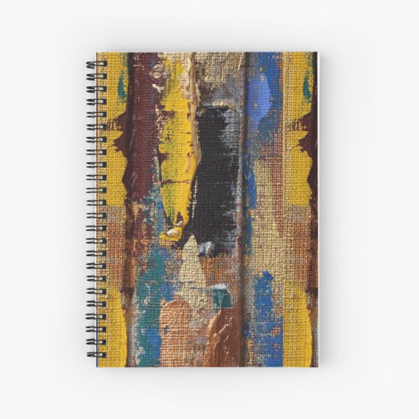 to give new life to those in assemblages. These assemblages have a graphic Spiral Notebook