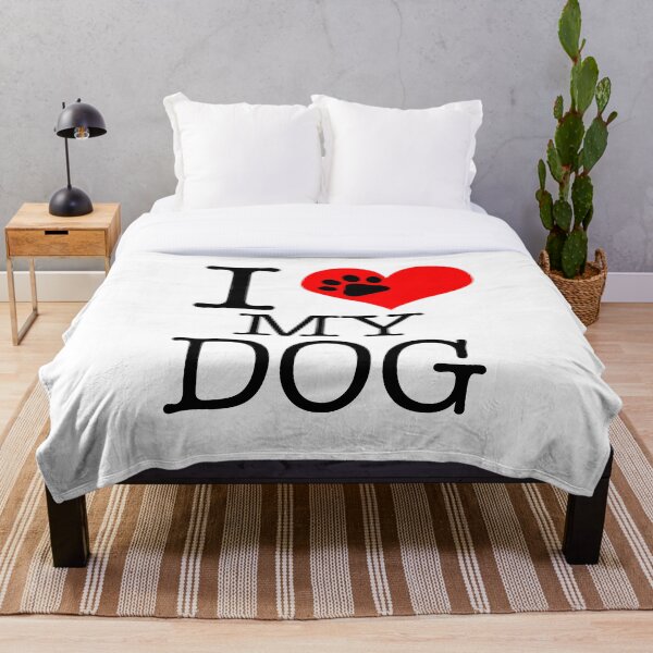 Aperçu de l'œuvre I Love My Dog - créée et vendue par DeesignR.