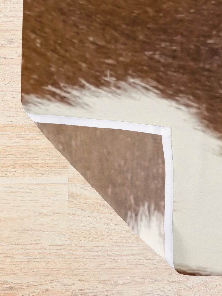 Alternate view of Brown Calf Cowhide Shower Curtain