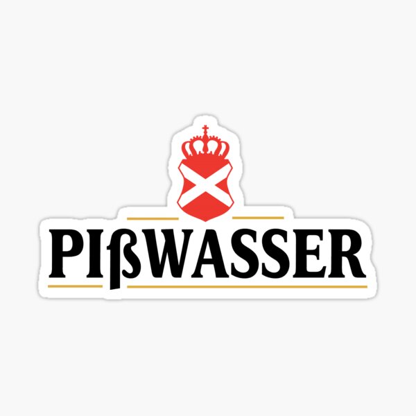 Pißwasser Logo Sticker