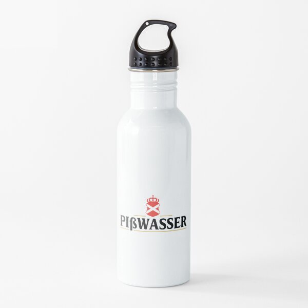 Logotipo de Pißwasser Botella de agua