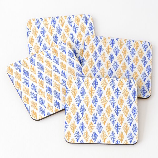 Item preview, Traditional Navy Blue and Yellow Pattern designed and sold by cadinera.