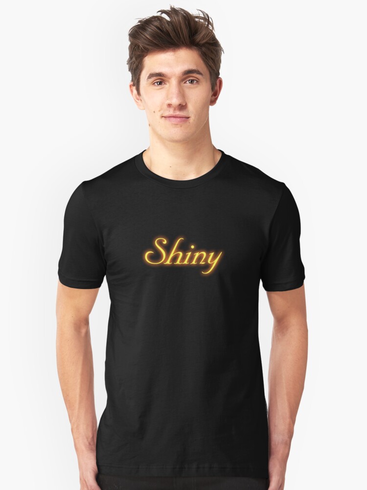 shiny t shirt mens