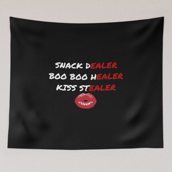 Item preview, SNACK DEALER BOO BOO HEALER KISS STEALER BIRTHDAY gift designed and sold by GBDesigner.