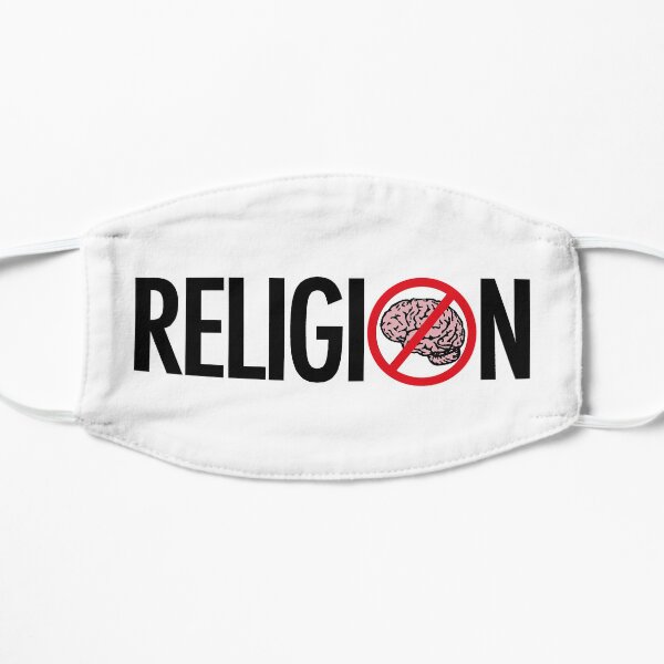No Brains in Religion Mask