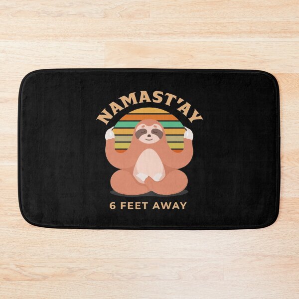 Item preview, Namast'ay 6 feet away designed and sold by jozefds.